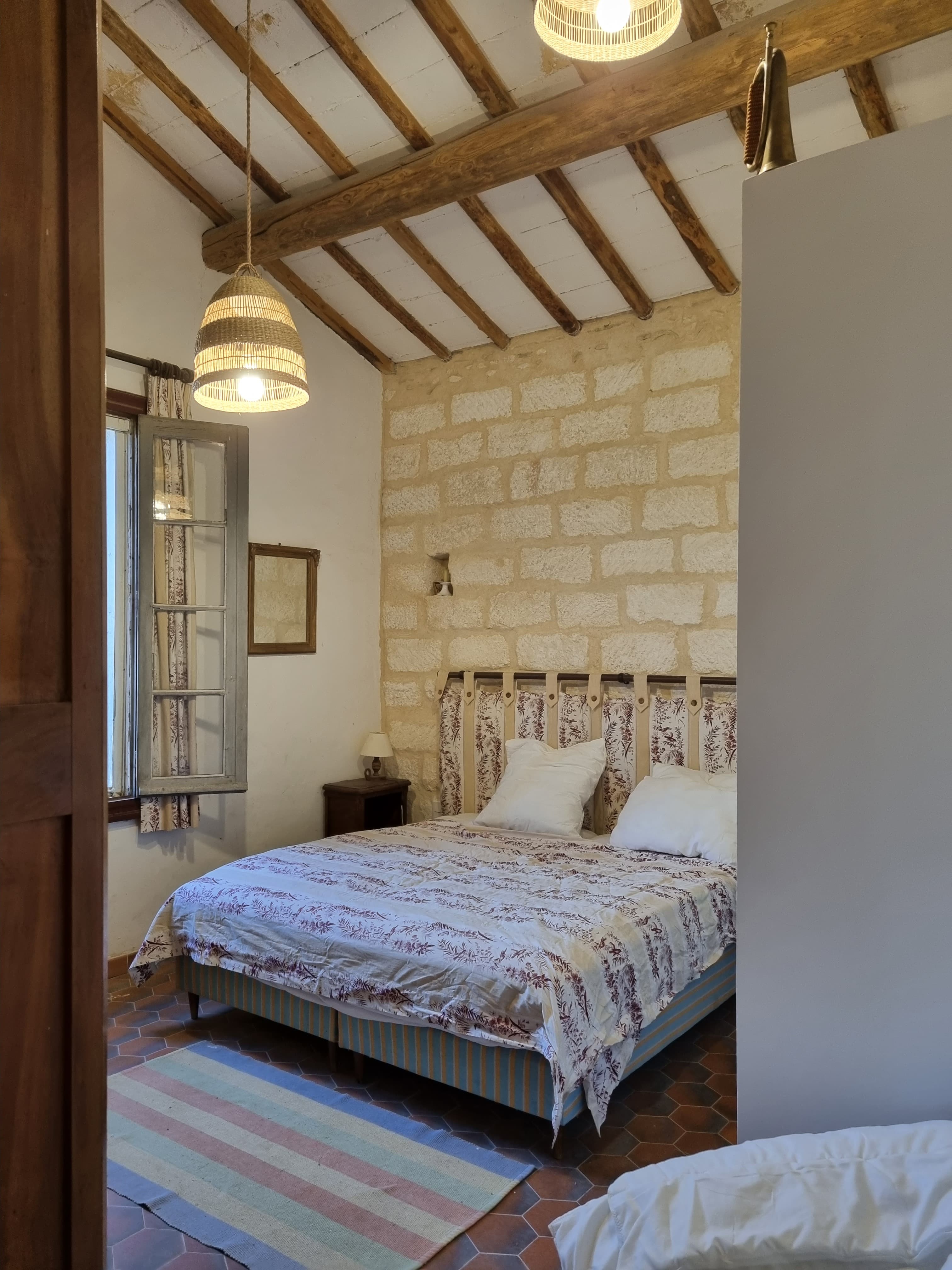 The Flamingo Room viewed through its heavy wooden doorway