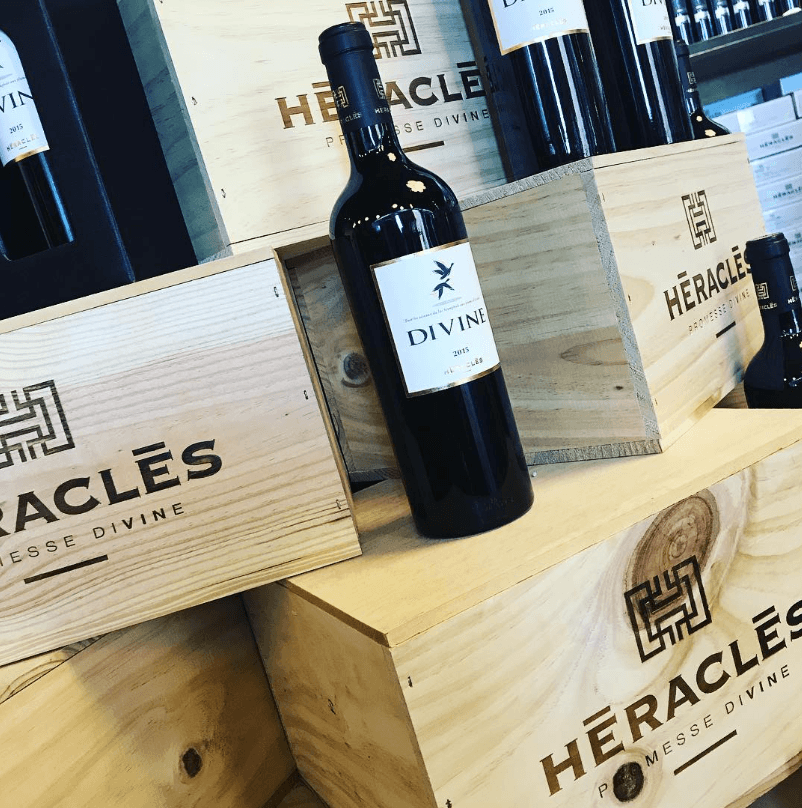 Divine wine, one of the many wines available at Caveau d'Héraclès 
