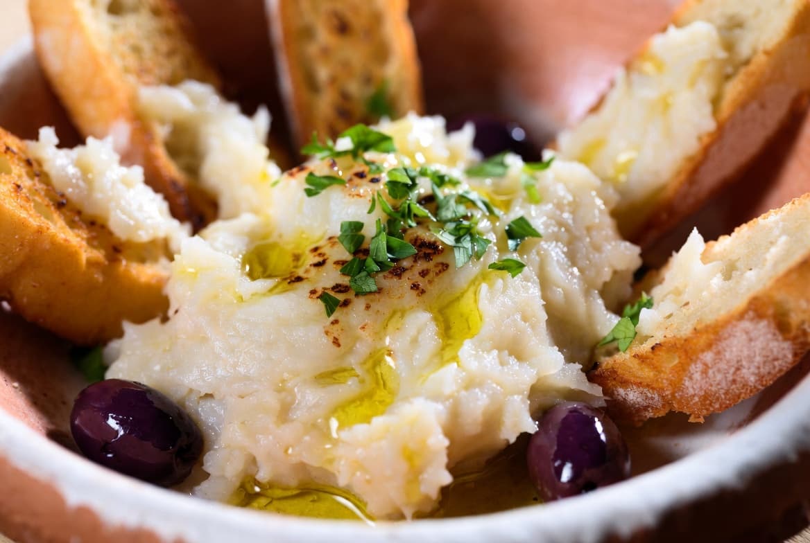 Brandade de Morue, served with toasted baguette